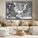 Black White Abstract Canvas Wall Art - Fluid Ink Artwork - by MyGreatCanvas | Canvas Wall Art Prints | Photo Prints & Wall Decor