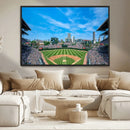 Wrigley Field Chicago Cubs Panoramic Art Multi-Piece Canvas