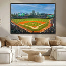 Wrigley Field Chicago Cubs Panoramic Canvas Print – by MyGreatCanvas | Canvas Wall Art Prints | Photo Prints & Wall Decor