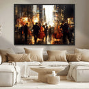 Abstract Jazz Art Wall Art Canvas Print – Colorful Musical