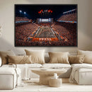 Texas Stadium Night Game Wall Art Canvas Print – Vibrant