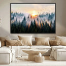 Abstract Forest Wall Art - Serene Nature Canvas Print with by MyGreatCanvas | Canvas Wall Art Prints | Photo Prints & Wall Decor