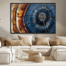 Framed Abstract Tree Ring Wall Art Print Natural Rustic Wood by MyGreatCanvas | Canvas Wall Art Prints | Photo Prints & Wall Decor