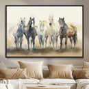 Wild Horses Wall Art Canvas Print, Framed Running Horses Art by MyGreatCanvas | Canvas Wall Art Prints | Photo Prints & Wall Decor
