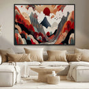 Abstract Mountain Wall Art Canvas Print – Vibrant Stylized by MyGreatCanvas | Canvas Wall Art Prints | Photo Prints & Wall Decor