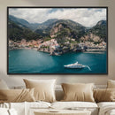 Amalfi Coast Wall Art – Framed Italian Seaside Canvas by MyGreatCanvas | Canvas Wall Art Prints | Photo Prints & Wall Decor
