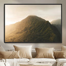 Mountain Wall Art – Framed Sunset Landscape Canvas Artwork, by MyGreatCanvas | Canvas Wall Art Prints | Photo Prints & Wall Decor