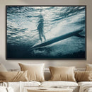 Underwater Surf Wall Art – Framed Ocean Wave Canvas Artwork, by MyGreatCanvas | Canvas Wall Art Prints | Photo Prints & Wall Decor
