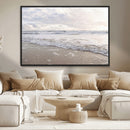 Ocean Waves Wall Art Canvas Print – Framed Coastal Shoreline by MyGreatCanvas | Canvas Wall Art Prints | Photo Prints & Wall Decor