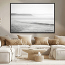 Black and White Seascape Wall Art Canvas Print – Framed by MyGreatCanvas | Canvas Wall Art Prints | Photo Prints & Wall Decor
