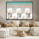 Calm Beach Wall Art – Framed Turquoise Water Canvas Artwork, by MyGreatCanvas | Canvas Wall Art Prints | Photo Prints & Wall Decor