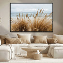 Beach Grass Wall Art – Framed Coastal Dunes Canvas Artwork, by MyGreatCanvas | Canvas Wall Art Prints | Photo Prints & Wall Decor