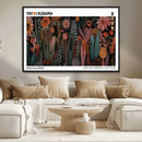 Modern Japanese Wall Art Canvas Print – Framed Abstract