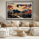 Modern Japanese Wall Art Canvas Print – Framed Abstract by MyGreatCanvas | Canvas Wall Art Prints | Photo Prints & Wall Decor