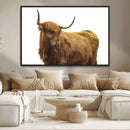 Highland Cow Wall Art Canvas Print – Framed Farmhouse Rustic by MyGreatCanvas | Canvas Wall Art Prints | Photo Prints & Wall Decor