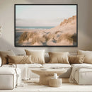 Beach Landscape Wall Art Canvas Print – Framed Sand Dune