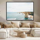 Twelve Apostles Wall Art Canvas Print – Framed Coastal