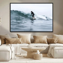 Surfer on Wave Wall Art Canvas Print – Framed Ocean by MyGreatCanvas | Canvas Wall Art Prints | Photo Prints & Wall Decor