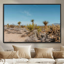 Joshua Tree Wall Art Canvas Print – Framed Desert Landscape