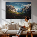 Yosemite National Park Canvas Wall Art – Framed Mountain by MyGreatCanvas | Canvas Wall Art Prints | Photo Prints & Wall Decor