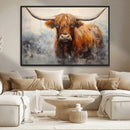 Scottish Highland Wall Art Canvas Print, Framed Longhorn Art by MyGreatCanvas | Canvas Wall Art Prints | Photo Prints & Wall Decor