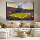 Chicago Bears Soldiers Field Wall Art Canvas Print – Framed