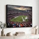 Chicago Bears Soldiers Field Wall Art Canvas Print – Framed