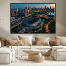 Chicago Bears Soldiers Field Wall Art Canvas Print – Framed