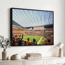 Cleveland Browns Stadium Wall Art Canvas Print – Framed NFL