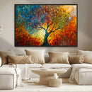 Yggdrasil Tree of Life Mosaic Stained Glass Wall Art, Tree by MyGreatCanvas | Canvas Wall Art Prints | Photo Prints & Wall Decor