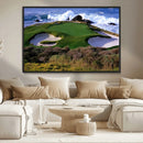 Ocean Cliff Golf Course Wall Art Canvas Print – Waves by MyGreatCanvas | Canvas Wall Art Prints | Photo Prints & Wall Decor