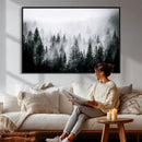 Foggy Forest Wall Art Canvas Print – Mountain Woodland by MyGreatCanvas | Canvas Wall Art Prints | Photo Prints & Wall Decor