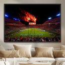 Jordan-Hare Football Stadium Wall Art Canvas Print, Football by MyGreatCanvas | Canvas Wall Art Prints | Photo Prints & Wall Decor