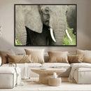 Wild Elephant Wall Art Canvas Print by MyGreatCanvas | Canvas Wall Art Prints | Photo Prints & Wall Decor