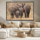 Wild Elephant Wall Art Canvas Print by MyGreatCanvas | Canvas Wall Art Prints | Photo Prints & Wall Decor