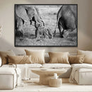 Wild Elephant Wall Art Canvas Print by MyGreatCanvas | Canvas Wall Art Prints | Photo Prints & Wall Decor