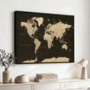 World Map Canvas Print – Framed World Map Wall Art for