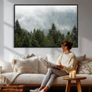 Misty Mountain Forest Wall Art Canvas Print by MyGreatCanvas | Canvas Wall Art Prints | Photo Prints & Wall Decor