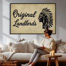 Original Landlords Wall Art Canvas Print, Native American by MyGreatCanvas | Canvas Wall Art Prints | Photo Prints & Wall Decor