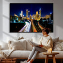 Atlanta Skyline Wall Art Canvas Print, Atlanta Downtown by MyGreatCanvas | Canvas Wall Art Prints | Photo Prints & Wall Decor