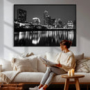 Austin Skyline Wall Art Canvas Print, Austin Downtown Night by MyGreatCanvas | Canvas Wall Art Prints | Photo Prints & Wall Decor