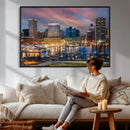 Baltimore Skyline Wall Art Canvas Print, Baltimore Downtown by MyGreatCanvas | Canvas Wall Art Prints | Photo Prints & Wall Decor