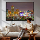 Baltimore Skyline Wall Art Canvas Print, Baltimore Downtown by MyGreatCanvas | Canvas Wall Art Prints | Photo Prints & Wall Decor