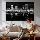 Baltimore Skyline Wall Art Canvas Print, Baltimore Downtown by MyGreatCanvas | Canvas Wall Art Prints | Photo Prints & Wall Decor