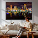 Baltimore Skyline Wall Art Canvas Print, Baltimore Downtown by MyGreatCanvas | Canvas Wall Art Prints | Photo Prints & Wall Decor