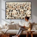 American Elk Wall Art Canvas Print - Abstract Deer Animal by MyGreatCanvas | Canvas Wall Art Prints | Photo Prints & Wall Decor