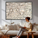 Abstract Bison Wall Art Canvas Print - Abstract Longhorn by MyGreatCanvas | Canvas Wall Art Prints | Photo Prints & Wall Decor