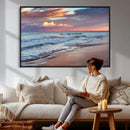 Ocean Sunset Wall Art Canvas Print – Coastal Beach by MyGreatCanvas | Canvas Wall Art Prints | Photo Prints & Wall Decor