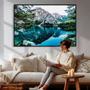 Alpine Mountain Lake Wall Art Canvas Print – Turquoise by MyGreatCanvas | Canvas Wall Art Prints | Photo Prints & Wall Decor