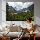 Yosemite Valley Wall Art Canvas Print – Misty Mountain by MyGreatCanvas | Canvas Wall Art Prints | Photo Prints & Wall Decor